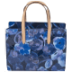 イカット・フラワー バッグ グランブルー カタリーナBB